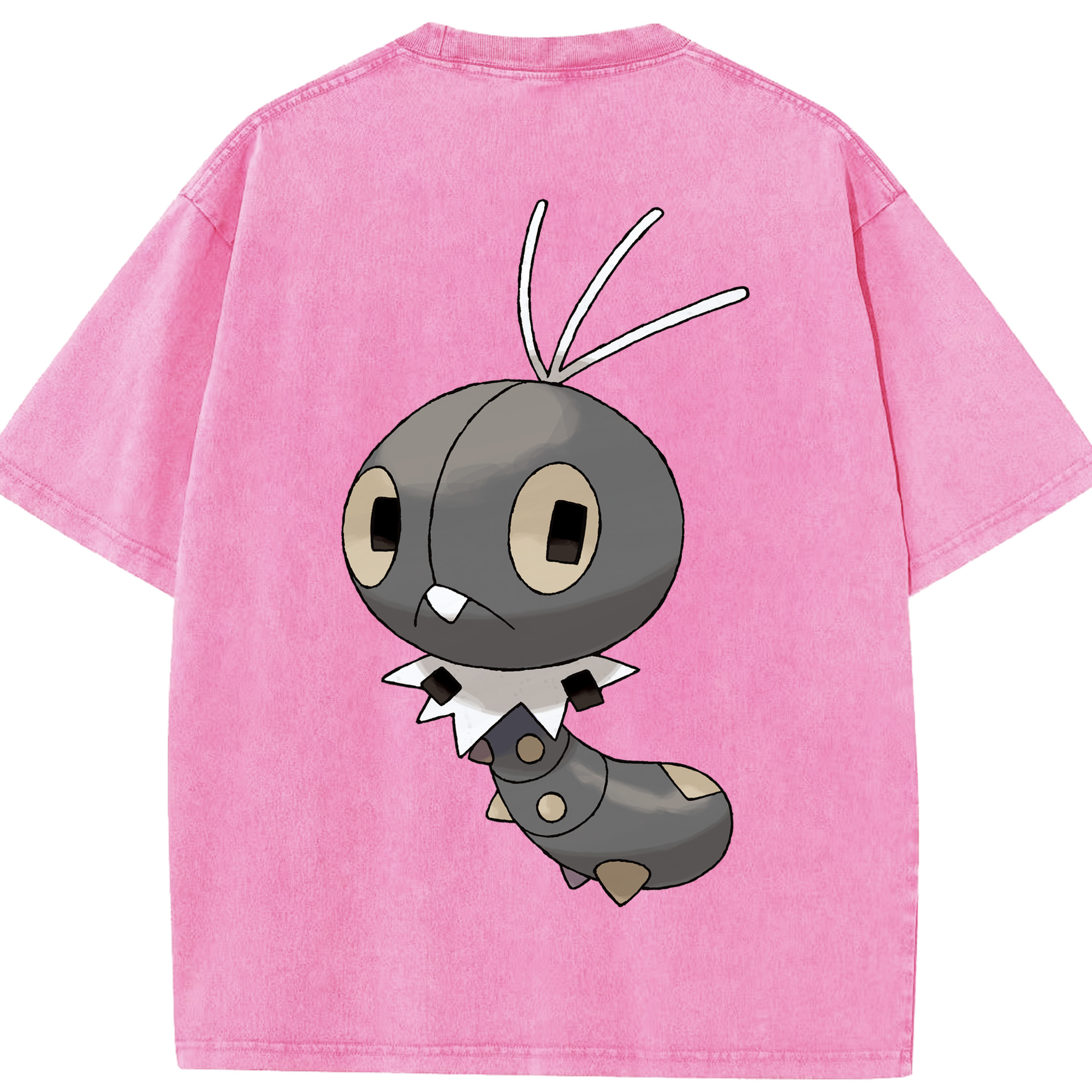 （画像用） ポケットモンスター Pokémon 綿100% ヴィンテージ風 半袖Tシャツ（背面プリント）